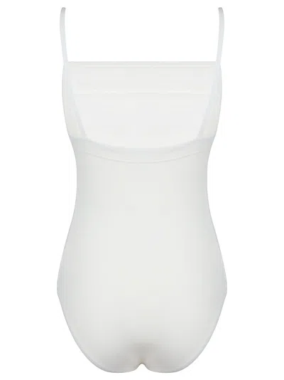 Eres Sporty Swimsuit In White In White