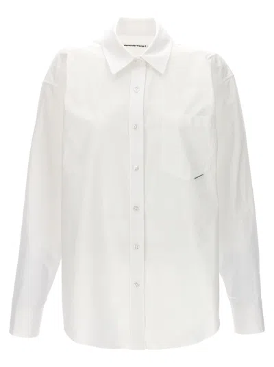 Alexander Wang Boyfriend Shirt In White