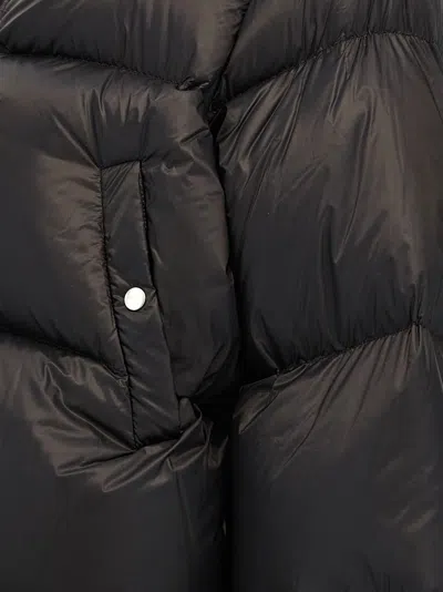 Rick Owens Turtle Down Jacket In Black