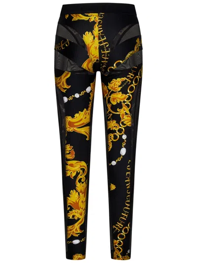 Versace Jeans Couture Leggings In Black