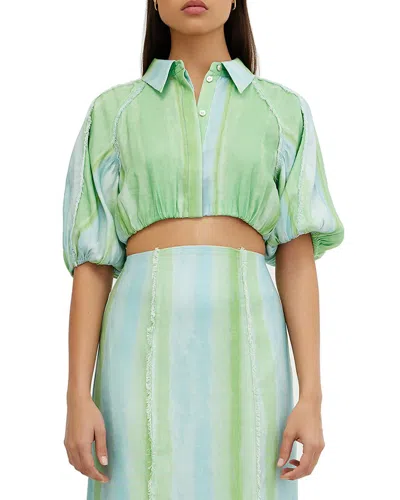 Significant Other Aleksandra Top In Green