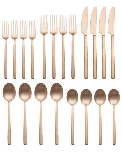 Oneida Dean Satin Rose Gold 20-piece Flatware Set