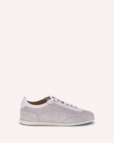 Brunello Cucinelli Suede Leather Sneakers In Gray