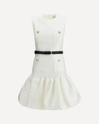 Self-portrait Self Portrait Women Taffeta Mini Dress In White
