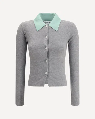 Self-portrait Grey Merino Wool Sweaters And Cardigans Gray In Gray
