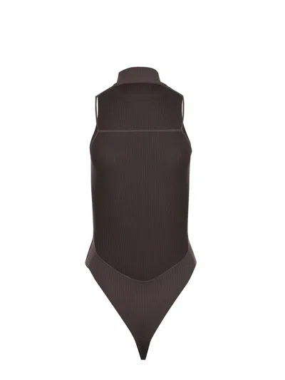 Solotre Body  Made Of A Viscose Blend. In Gray