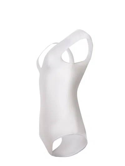 Alysi Body Made Of Cotton Blend. In White