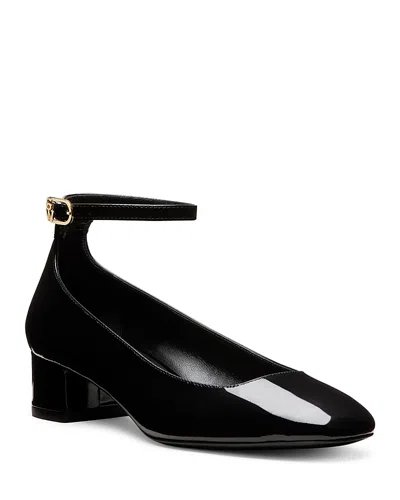 Stuart Weitzman Women's Jane Ankle Strap Pumps In Black
