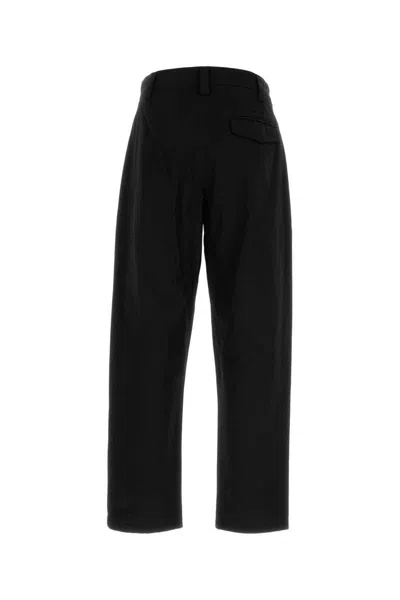 Apc Cotton Pleated Front Pant With Belt Loops In Black
