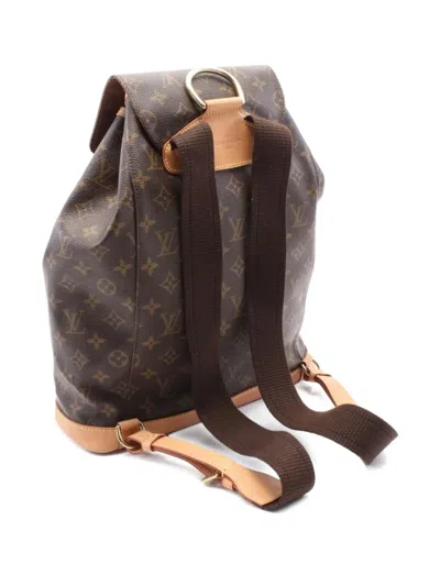 Pre-owned Louis Vuitton 2000 Monogram Montsouris Backpack