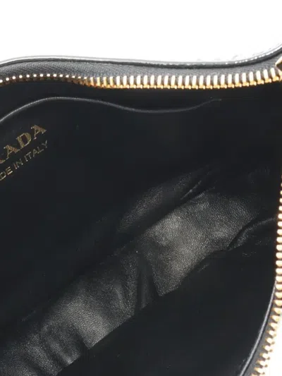 Pre-owned Prada 2021 Arke Naplak Leather Handbag