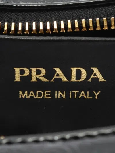 Pre-owned Prada 2021 Arke Naplak Leather Handbag