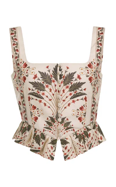 Agua By Agua Bendita Eslabon Patterned Top