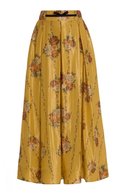 Agua By Agua Bendita Delta Floral Maxi Skirt