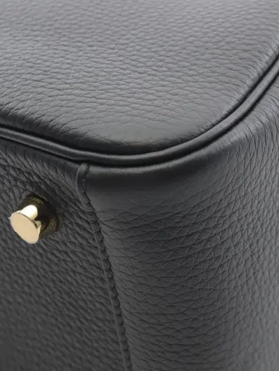 Pre-owned Hermes 2025 Lindy 26 Clemence Leather Shoulder Bag