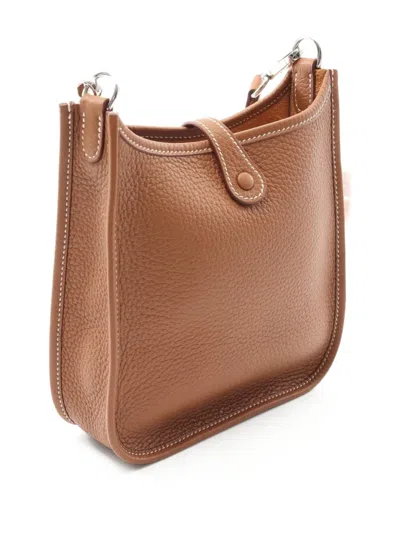 Pre-owned Hermes 2024 Evelyn Tpm Leather Shoulder Bag