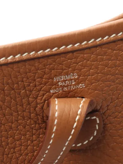 Pre-owned Hermes 2024 Evelyn Tpm Leather Shoulder Bag