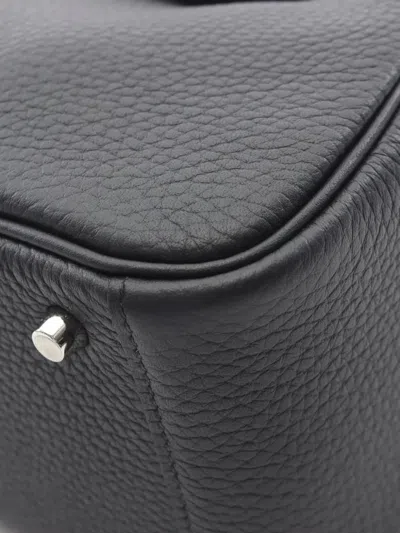 Pre-owned Hermes 2024 Mini Lindy Clemence Leather Shoulder Bag