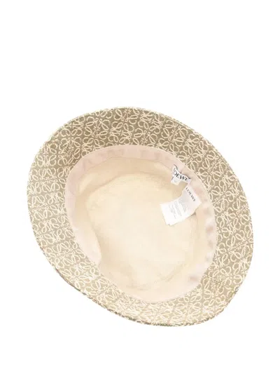 Pre-owned Loewe 2010 Anagram Jacquard Bucket Hat
