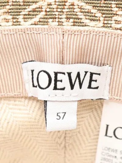 Pre-owned Loewe 2010 Anagram Jacquard Bucket Hat