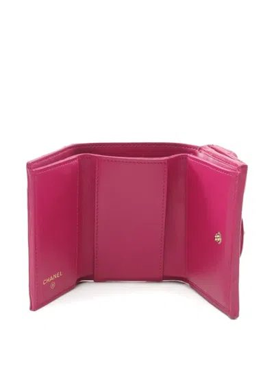 Pre-owned Chanel 2021 2.55 Matelasse Tri-fold Wallet