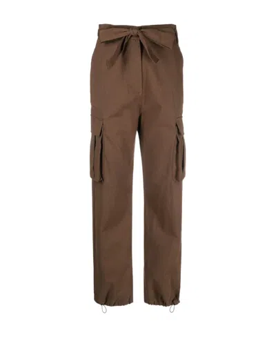 Pinko Belted Straight-leg Trousers
