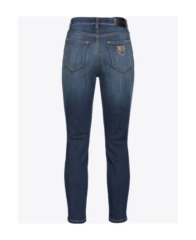 Pinko Sabrina Mid-rise Skinny Jeans In Blue
