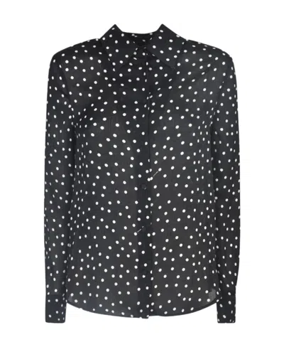 Pinko Polka-dot Long-sleeved Shirt
