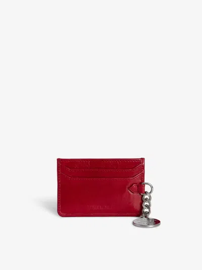 Zadig & Voltaire Sunny Pass Leather Card Holder