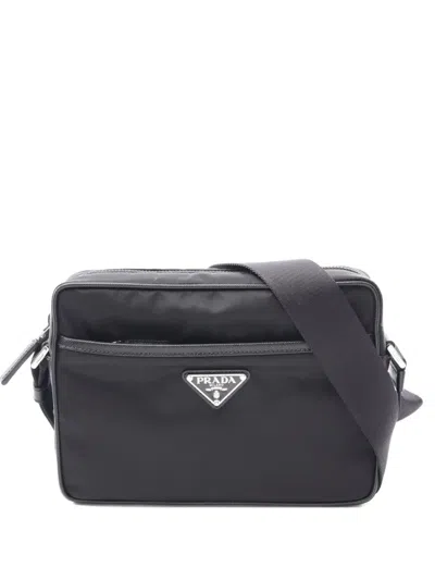 Pre-owned Prada 2021 Re-nylon Crossbody Bag In Black