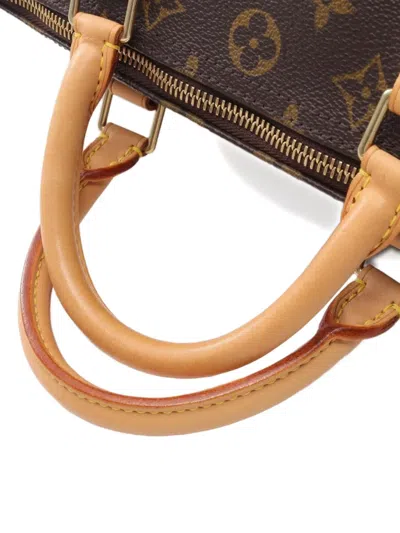 Pre-owned Louis Vuitton 2003 Speedy 30 Monogram Tote Bag In Brown