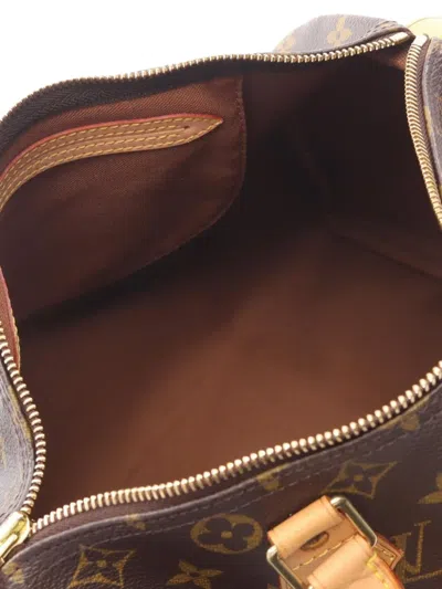Pre-owned Louis Vuitton 2003 Speedy 30 Monogram Tote Bag In Brown