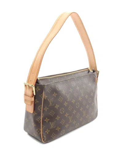 Pre-owned Louis Vuitton 2004 Vivacite Gm Shoulder Bag In Brown