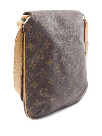 Pre-owned Louis Vuitton 1998 Musette Salsa Monogram Shoulder Bag In Brown