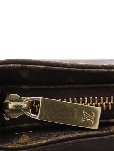 Pre-owned Louis Vuitton 2001 Looping Mm Shoulder Bag In Brown