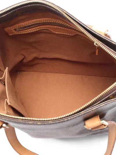 Pre-owned Louis Vuitton 2003 Cabas Piano Shoulder Bag In Brown