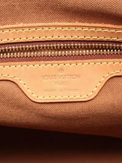Pre-owned Louis Vuitton 2003 Cabas Piano Shoulder Bag In Brown