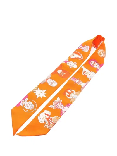 Pre-owned Hermes 2021 Dress Code Ribbon Scarf