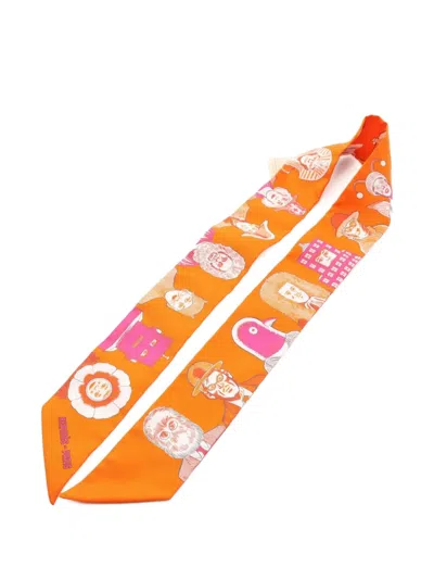 Pre-owned Hermes 2021 Dress Code Ribbon Scarf