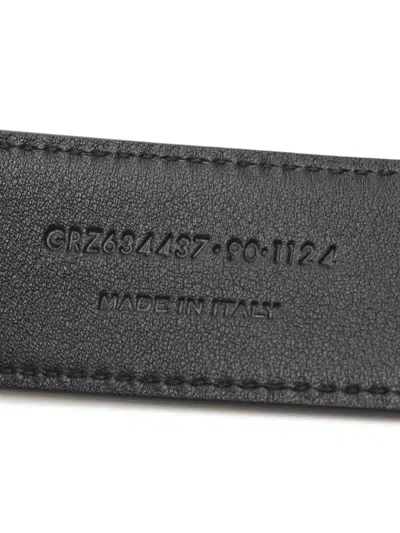 Pre-owned Saint Laurent 2021 Cassandre Leather Belt