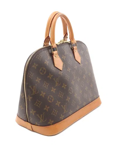Pre-owned Louis Vuitton 1998 Alma Pm Monogram Tote Bag In Brown