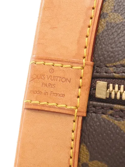 Pre-owned Louis Vuitton 1998 Alma Pm Monogram Tote Bag In Brown