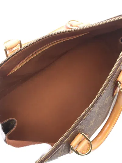 Pre-owned Louis Vuitton 1998 Alma Pm Monogram Tote Bag In Brown