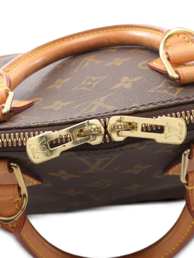 Pre-owned Louis Vuitton 1998 Alma Pm Monogram Tote Bag In Brown