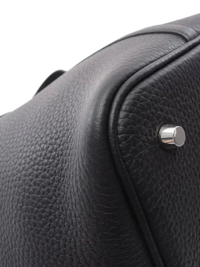 Pre-owned Hermes 2024 Picotane Lock Mm Handbag In Black