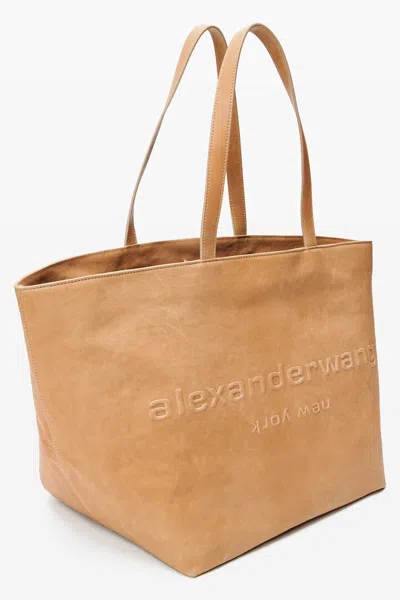 Alexander Wang Beige Leather Punch Tote