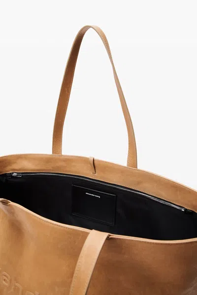 Alexander Wang Beige Leather Punch Tote