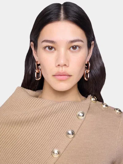 Rabanne Double Xl Link Earrings