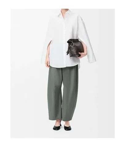 Loewe Cape Shirt In Cotton In White