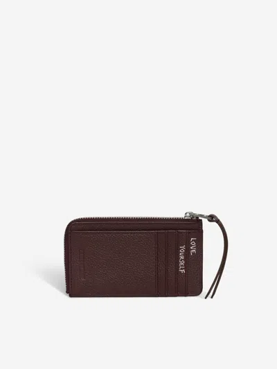 Zadig & Voltaire Grained Leather Card Holder